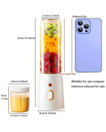 Portable Juicer Blender Mixer 10 Blade Mini Juice Fruit