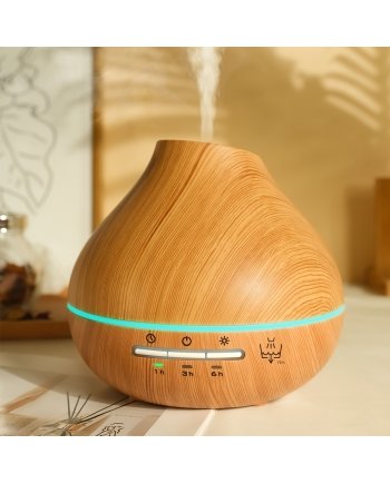 Large Capacity Wood Grain Aroma Essential Oil Diffuser