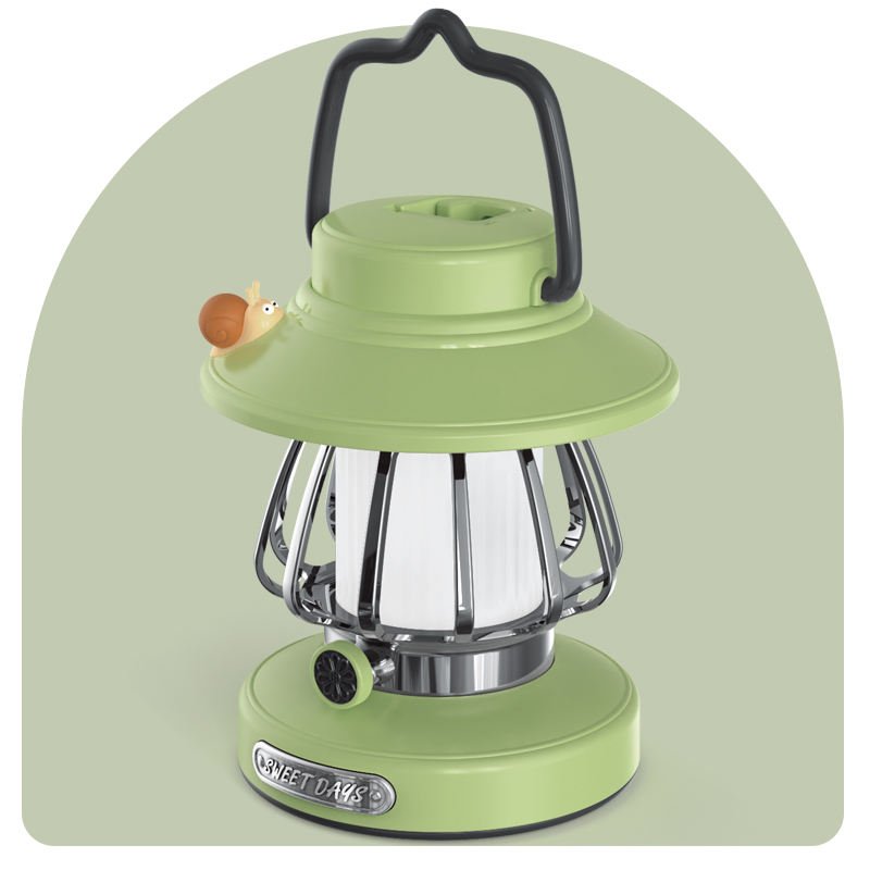 USB Rechargeable Cartoon Snail Portable Hanging Night Lamp