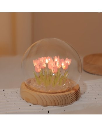 10 Flower Tulip LED Night Light Decorative Table Lamp
