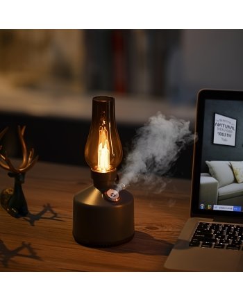 Vintage Kerosene Lamp Style Humidifier And Night Light
