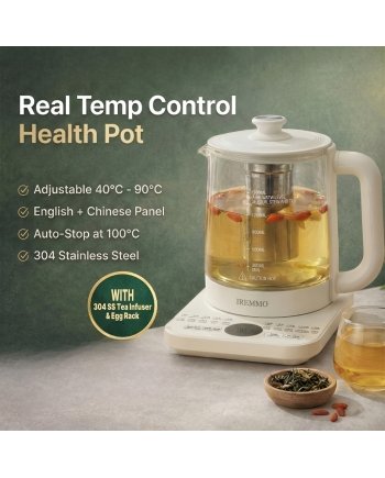 1.8L Borosilicate Glass Electric Tea Kettle For Fast Boiling