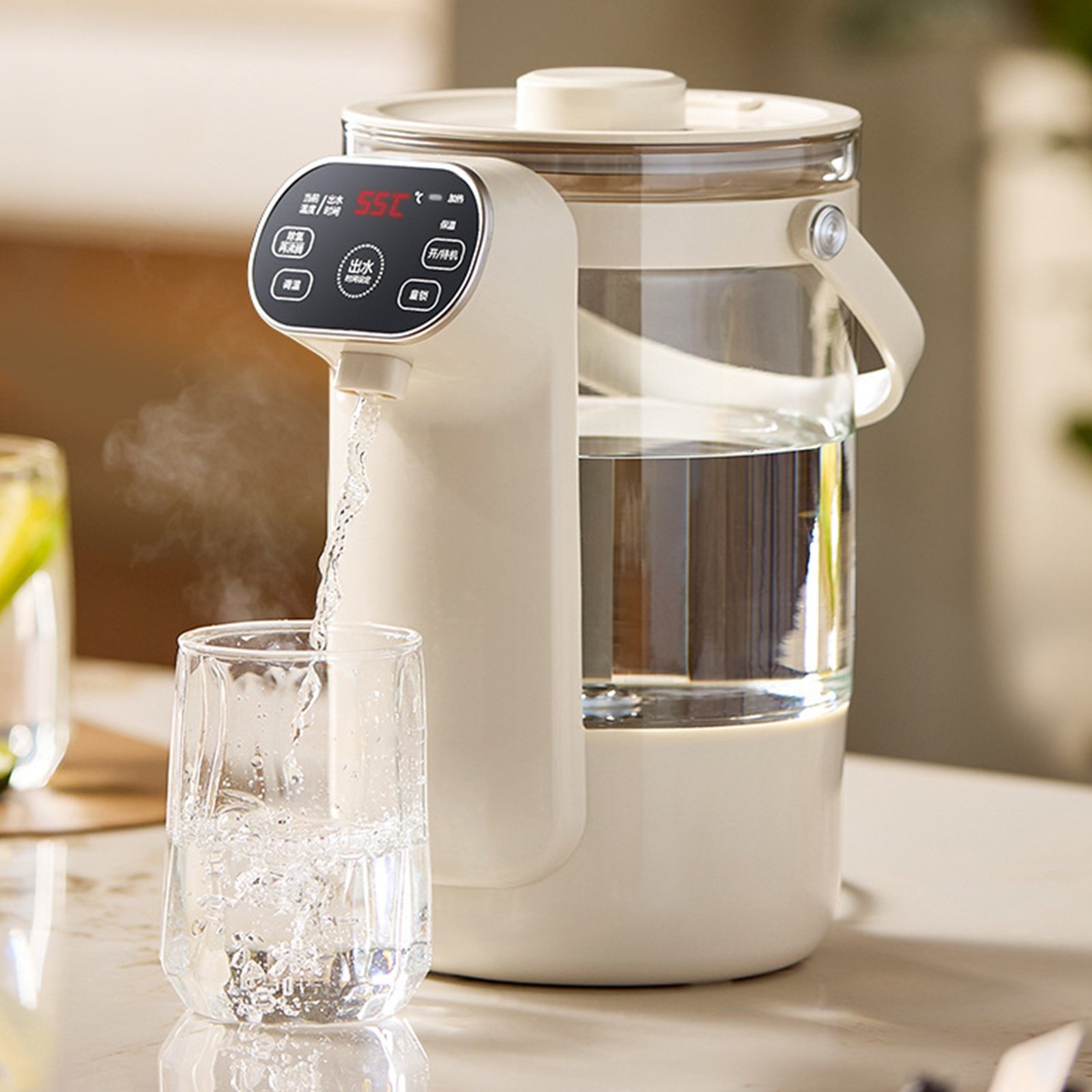 3L Instant Water Warmer Electric Kettle With 12 Temperature Settings