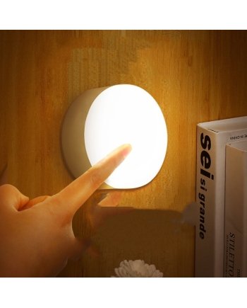 3 Color LED Rechargeable Table Lamp And Bedside Night Light