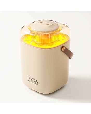 Dual Spray Air Humidifier With Adjustable Color LED Lights
