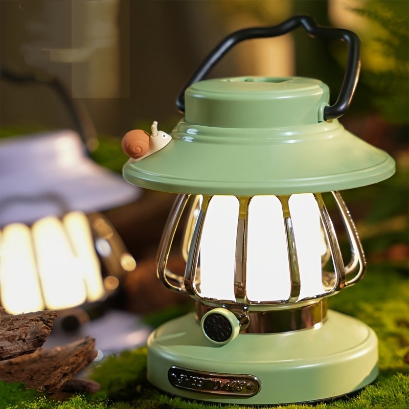 USB Rechargeable Cartoon Snail Portable Hanging Night Lamp