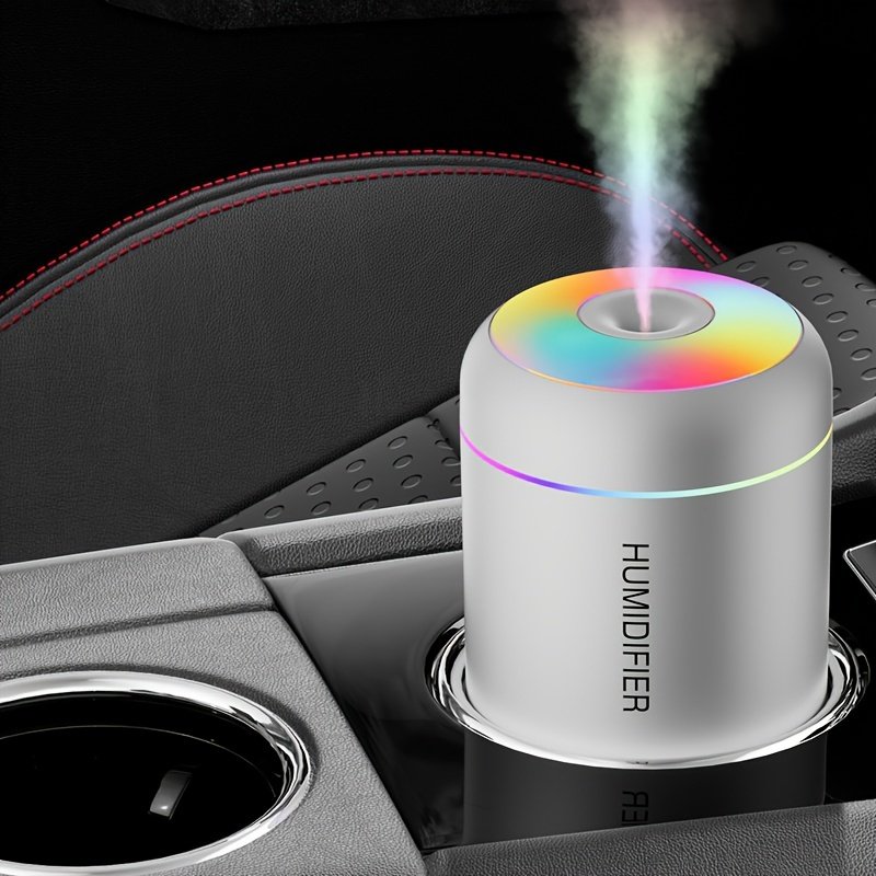 Mini USB Aroma Diffuser And Car Air Humidifier In White