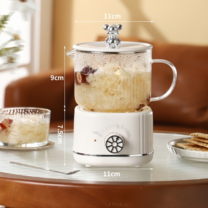 600ML Multifunction Glass Health Pot Electric Boiling Kettle