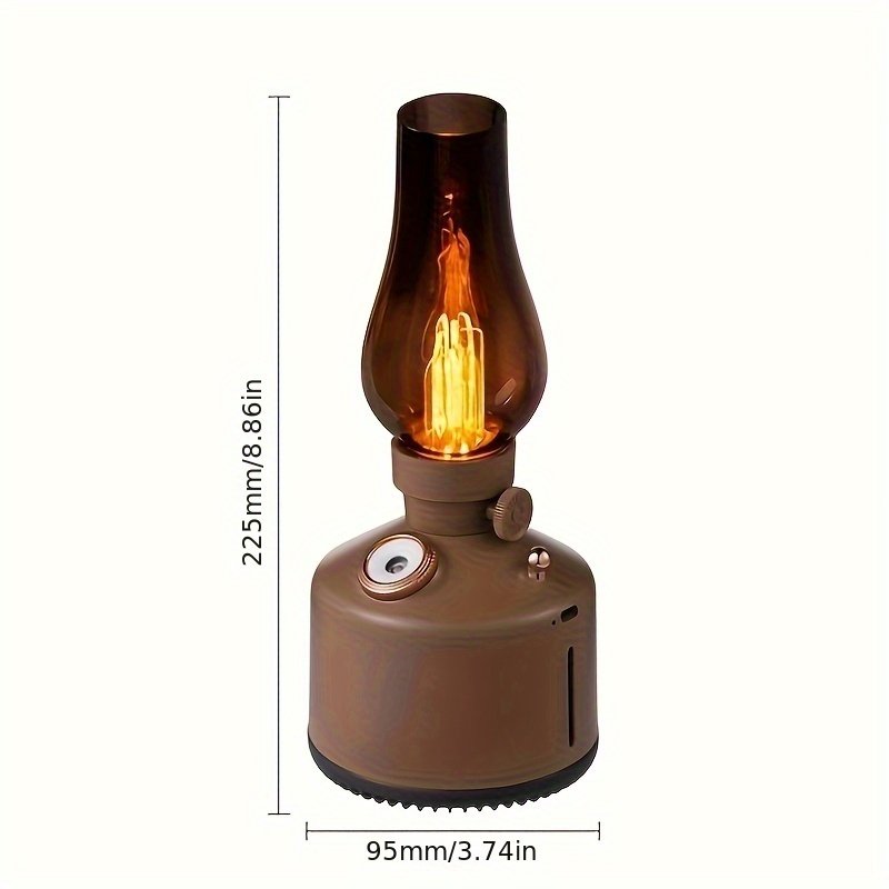 Vintage Kerosene Lamp Style Humidifier And Night Light