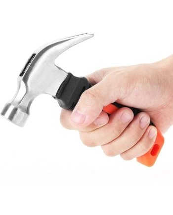 Mini Claw Hammer Soft Rubber Handle Home Repair Hand Tool