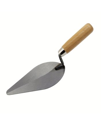 PMMJ Premium 8 Inch Brick Trowel Wooden Handle Masonry Hand Tool