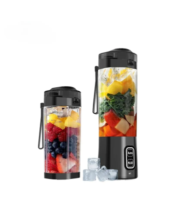 700ML USB Rechargeable Portable Blender with 6 Stainless Steel Blades for Smoothies & Fresh Juice
