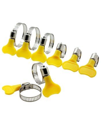 Stainless Steel Adjustable Hose Pipe Clamp with Thumb Screw Handle