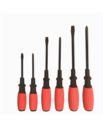 6pcs Flat & Cross Screwdriver Set Multi-Purpose Home Repair Tools