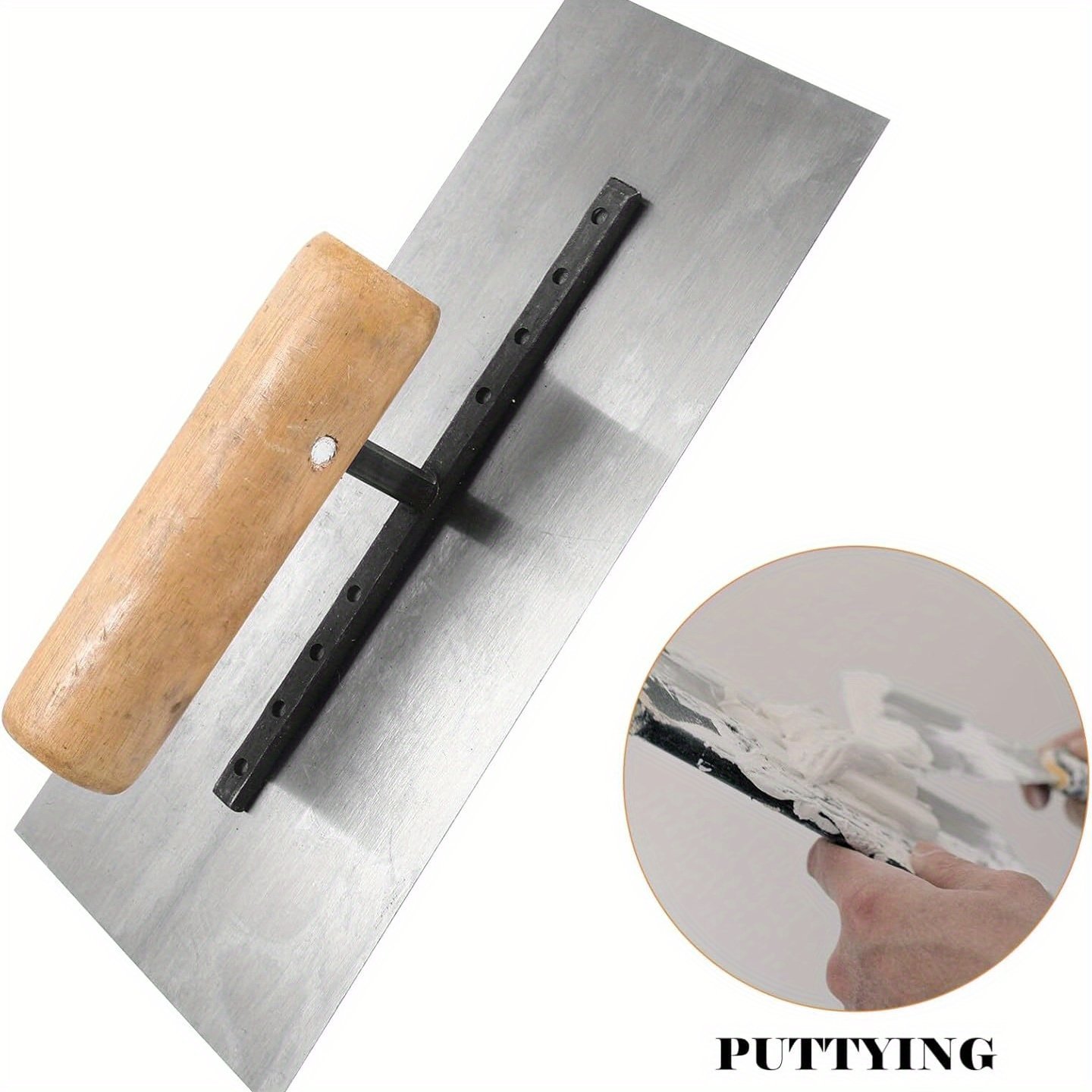 Wooden Handle Plastering Trowel Cement Finishing Hand Tool